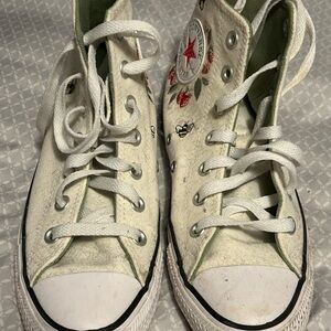 Converse Chuck Bumble Bee Ivory Canvas Red Strawberry